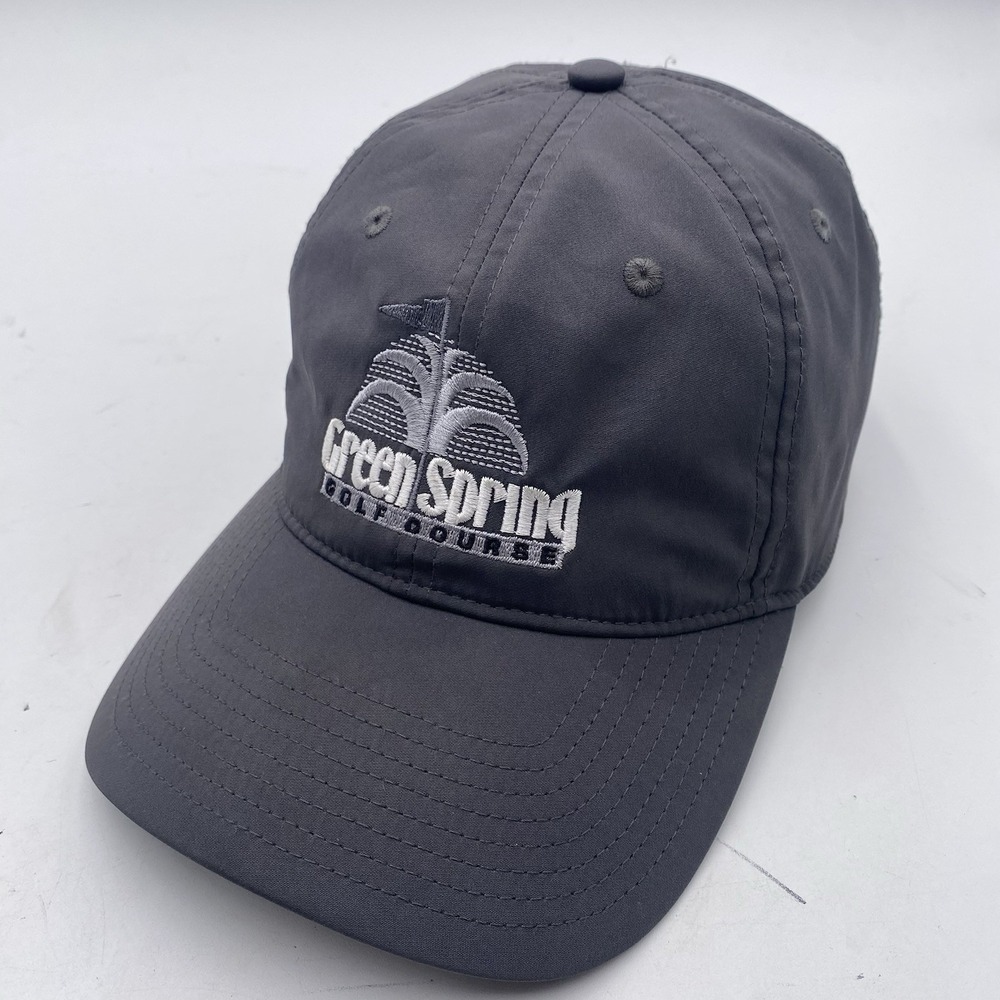Green Springs Golf Course Hat Strapback Adjustable Black Drifit THE GAME